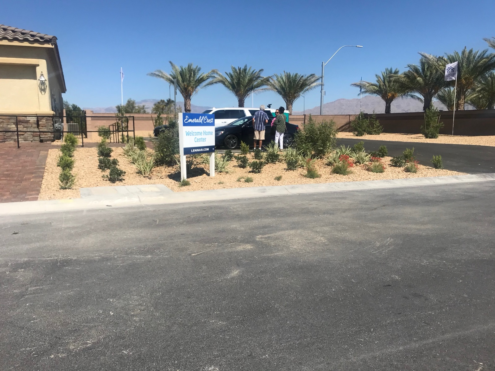 Completed landscaping project by Unique-Scape & Design in the Las Vegas Valley