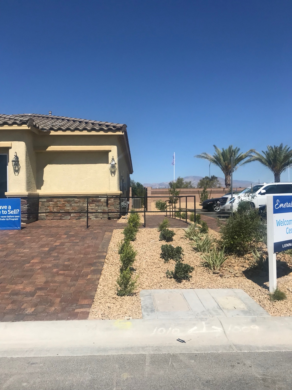 Landscape lighting project by Unique-Scape & Design in the Las Vegas Valley